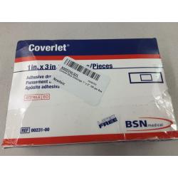 Coverlet Adhesive Dressing, 1 X 3