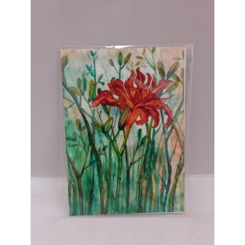 Orange Daylily Artwork Print