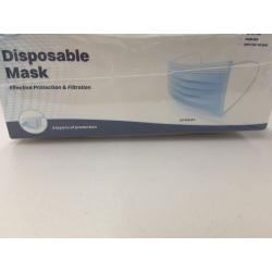 WeCare Individually Wrapped Disposable Face Masks - 50 Pack