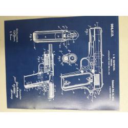 Original Remington Guns Patent Poster Prints