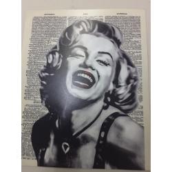 Marilyn Monroe Wall Art - Graffiti Wall Art - Banksy Poster