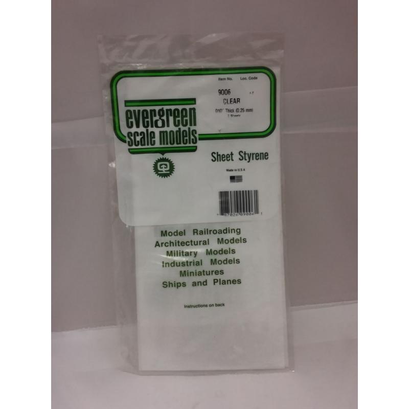 Evergreen Scale Models Sheet Styrene