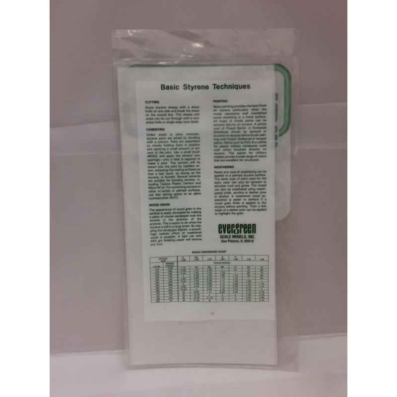 Evergreen Scale Models Sheet Styrene