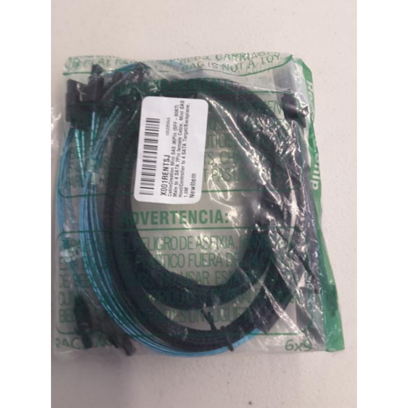 CableCreation Mini SAS 36Pin (SFF-8087) Male to 4 SATA 7Pin Female Cable, Mini SAS Host/Controller  to 4 SATA Target/Backplane, 0.5M, 1.0M