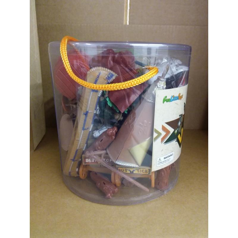 Indian Village 61 Piece Toy Set