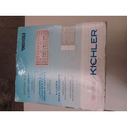 Kichler Krystal Ice 3-Light 6-In Chrome Rectangle Vanity Light