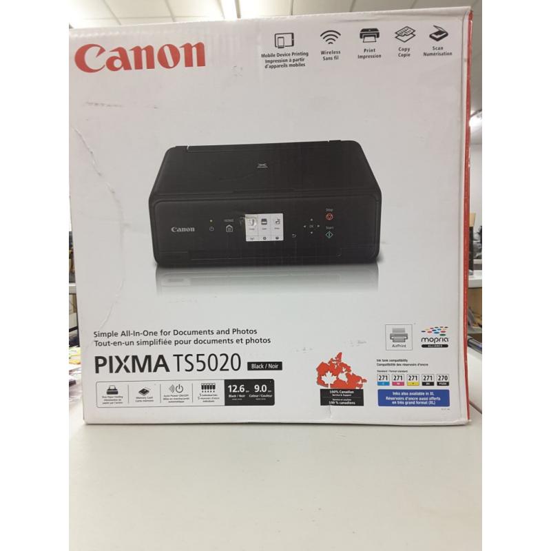 Canon PIXMA TS5020 Wireless Inkjet All in One Printer, Black