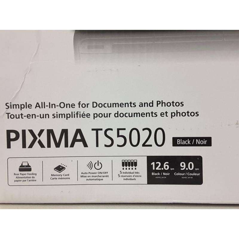 Canon PIXMA TS5020 Wireless Inkjet All in One Printer, Black