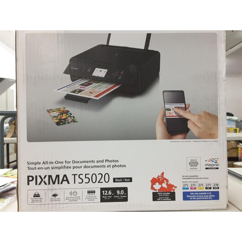 Canon PIXMA TS5020 Wireless Inkjet All in One Printer, Black