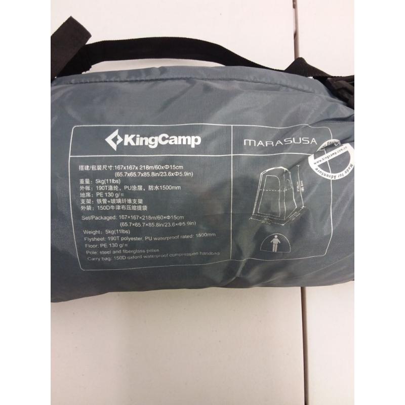 KingCamp XL Large Oversize Privacy Shelter Portable Outdoor Shower Tent, Changing Dressing Room Tent, Toilet Tent, Potty Tent with Windows for Camping & Beach,Easy Set Up, Carry Bag, Gray