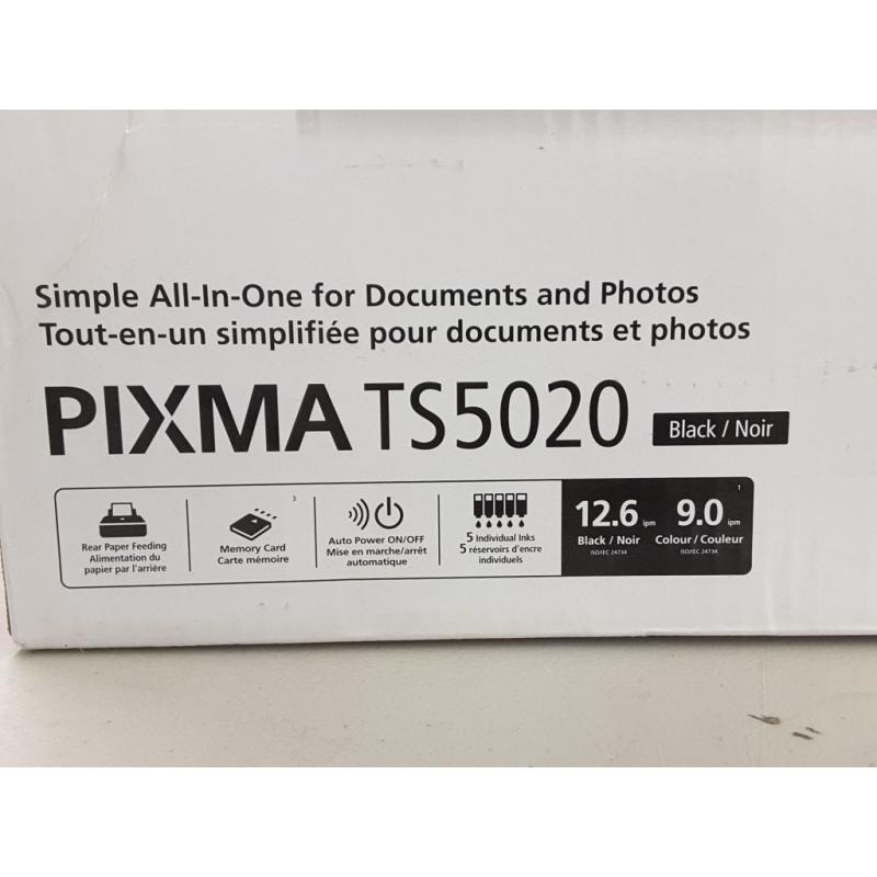 Canon PIXMA TS5020 Wireless Inkjet All in One Printer, Black