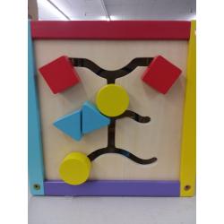 Toddler Essential Wooden 6-in-1 Play Cube Activity Center - 8