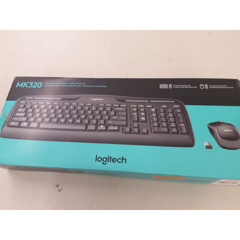 Logitech Mk320 Wireless Desktop Keyboard and Mouse Combo