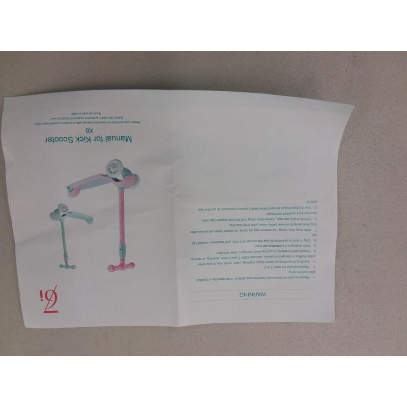 Kick Scooter for Kids 3 Wheel Scooter for Toddlers Girls Boys Lightweight 4 Adjustable Height Lean to Steer with PU Flashing Wheels Scooter for Children from 2 to 6 Years Old (Light Blue)