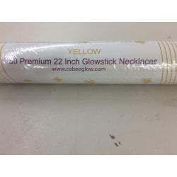 Yellow 50 Premium 22 Inch Glowsticks