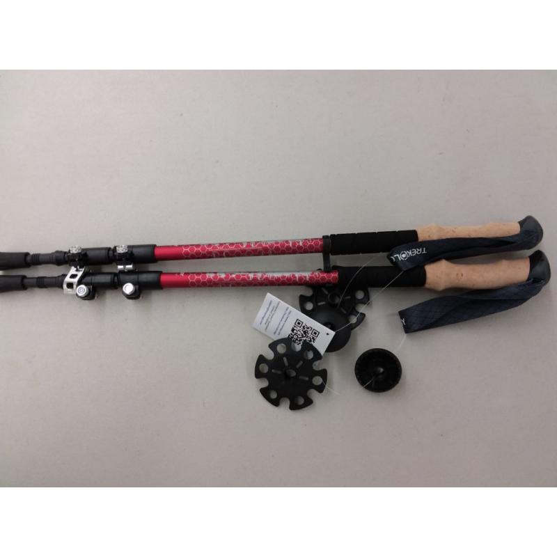 Trekking Poles 2pc/set, Walking Sticks Collapsible Hiking Poles