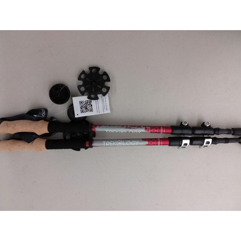 Trekking Poles 2pc/set, Walking Sticks Collapsible Hiking Poles