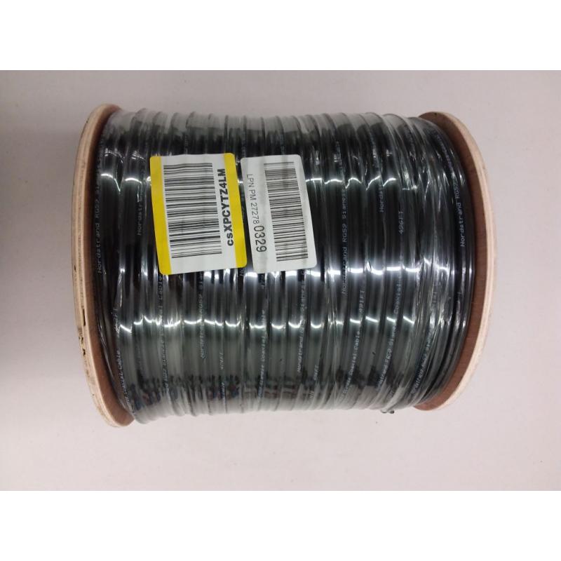 Coaxial Cable RG59 Siamese 75 OHM 500 ft