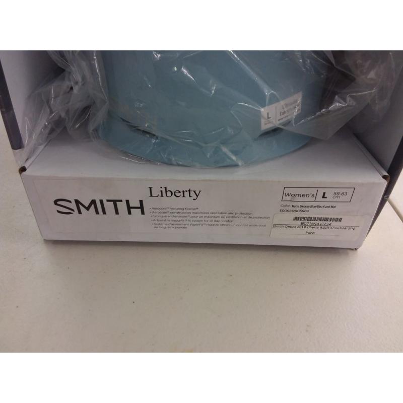 Smith Optics Liberty Snow Helmet (Matte Smokey Blue, Large 59-63cm)