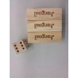 Juegoal 54 Piece Tumble Tower Wooden Block Set For Adults, Kids, and Familys,