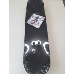 Mammy Gol Black Skateboard, With Skeleton On the Back