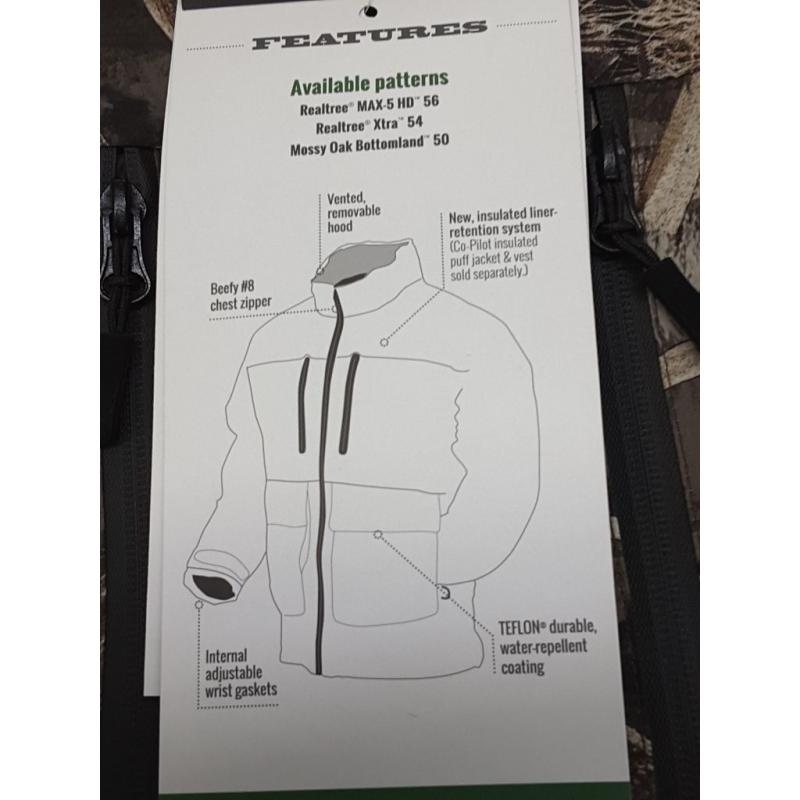 Frogg Toggs Pilot II Guide Rain Jacket Size Small