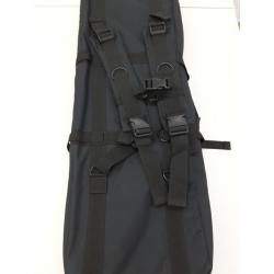 Barbarians Tactical Rifle Bag Case, 36 Inch Molle Rifle Bag Backpack Black