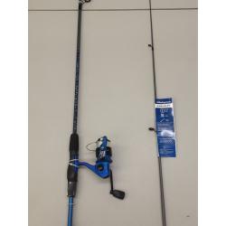 Shakespeare Amphibian Spinning Fishing Pole, Bearing Billes Bola, 6lb, 5ft 6in