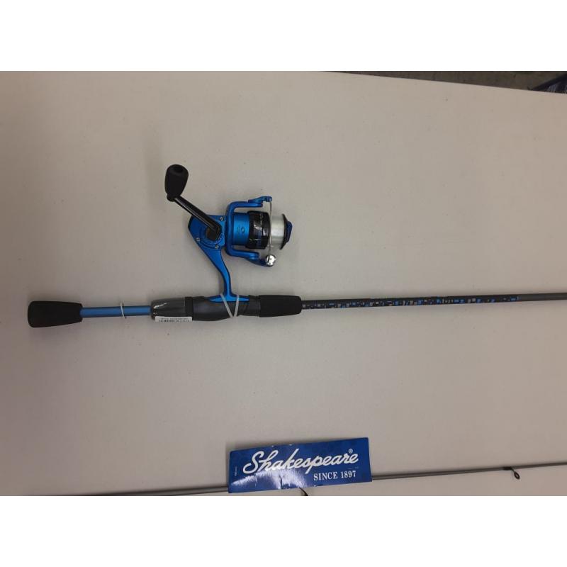 Shakespeare Amphibian Spinning Fishing Pole, Bearing Billes Bola, 6lb, 5ft 6in