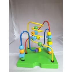 Toddler Essential Wooden 6-in-1 Play Cube Activity Center - 8