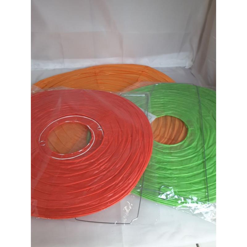 Fiesta Party Decor, Red, Green, and Orange Lanterns