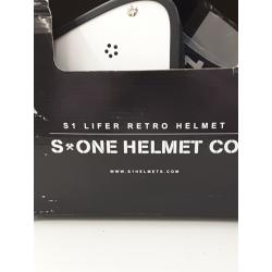 S-ONE Retro Lifer CPSC - Multi-Impact Helmet -White Gloss - X-Large (22.5)