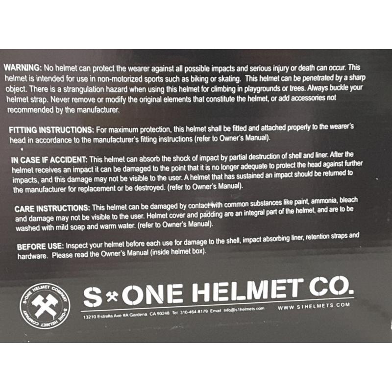 S-ONE Retro Lifer CPSC - Multi-Impact Helmet -White Gloss - X-Large (22.5)