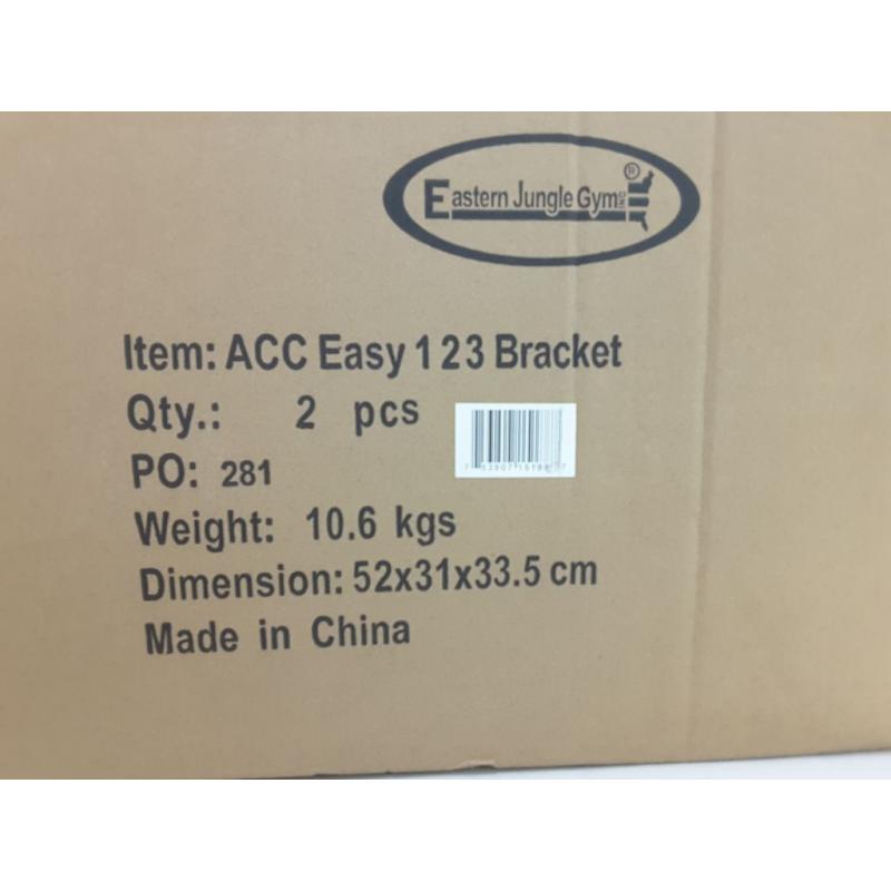 Eastern Jungle Gym Easy 1-2-3 A-Frame Swing Set Bracket, Heavy Duty Kit (Pair)