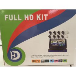 Full HD Security Camera System Kit (6 cameras + recorder)