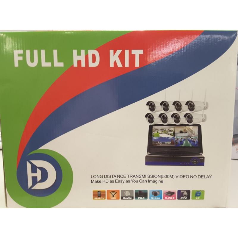 Full HD Security Camera System Kit (6 cameras + recorder)