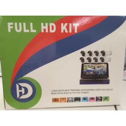 Full HD Security Camera System Kit (6 cameras + recorder)