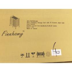 15-Drawer Rolling Cart -Finnhomy