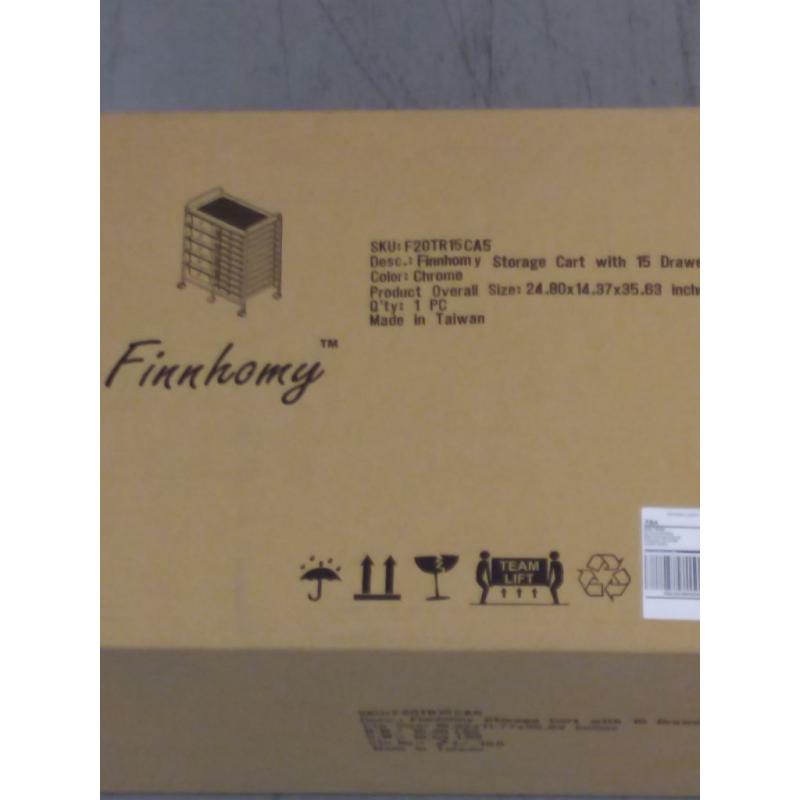 15-Drawer Rolling Cart - Finnhomy