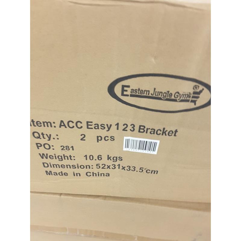 Eastern Jungle Gym Easy 1-2-3 A-Frame Swing Set Bracket, Heavy Duty Kit (Pair)