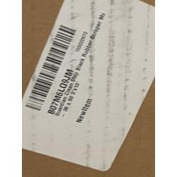 Guardian Clean Step Black Rubber Scraper Mat - 116.5 x 33.5