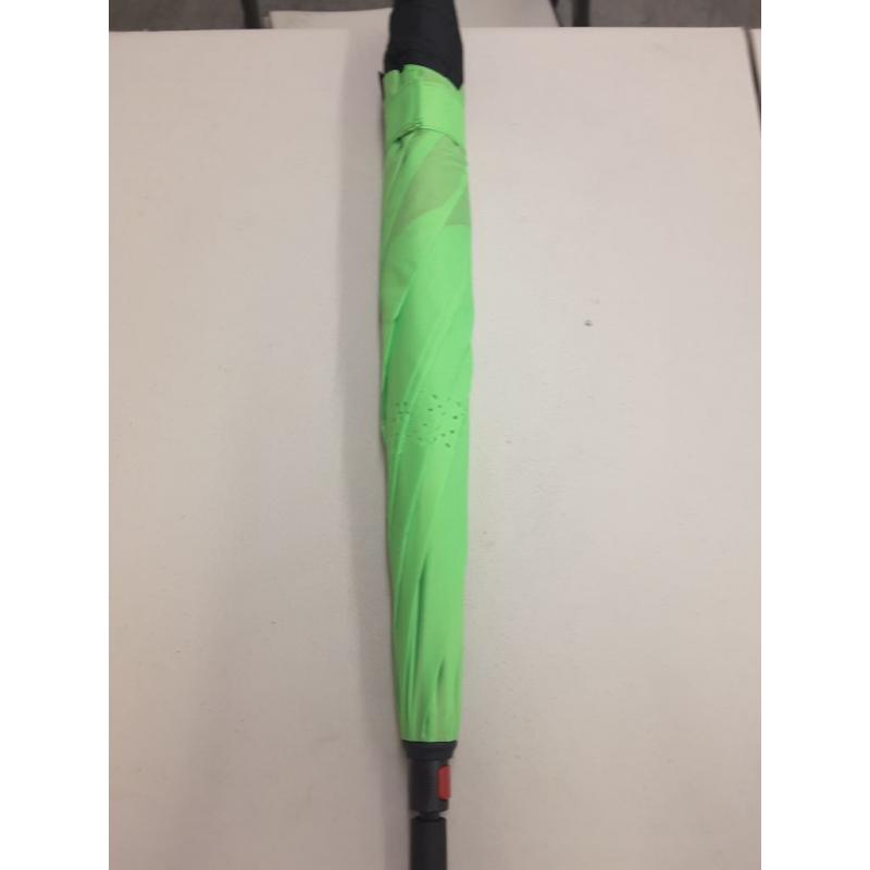 Sharpty Inverted Umbrella, Umbrella Windproof, Reverse Umbrella, Umbrellas for Women with UV Protection, Upside Down Umbrella With C-Shaped Handle (Black-Green)