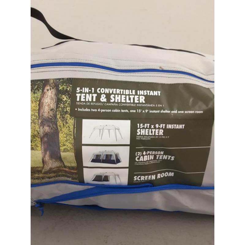 Ozark Trail 5-in-1 Convertible Instant Tent and Shelter