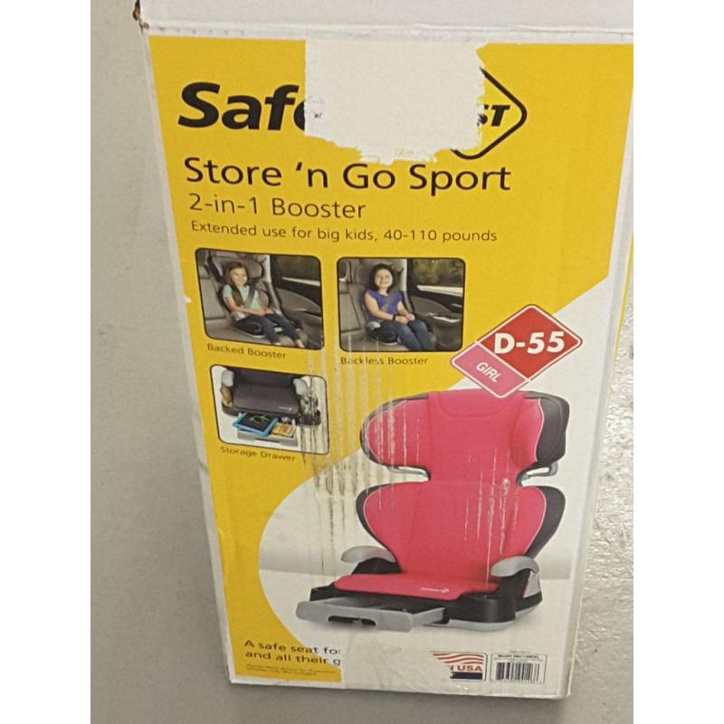 Safety 1st Store 'n Go Sport Booster Car Seat, Palm Springs