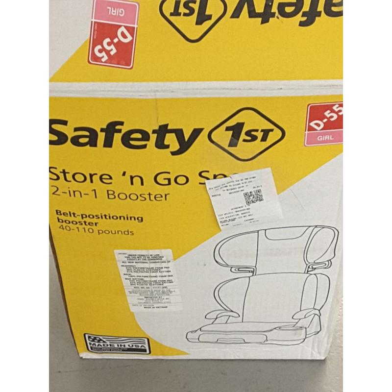 Safety 1st Store 'n Go Sport Booster Car Seat, Palm Springs