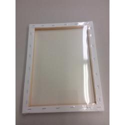 11×14 White Canvas, with Wooden Frame