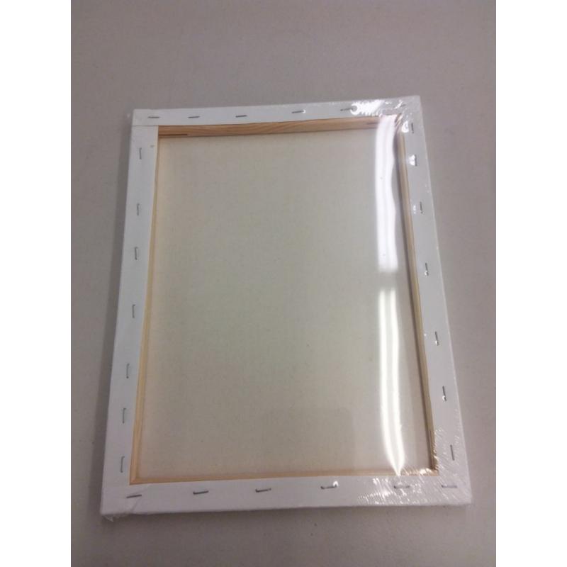 11×14 White Canvas, with Wooden Frame