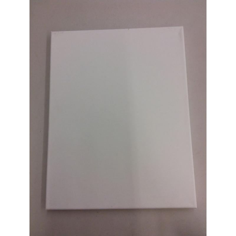 11×14 White Canvas, with Wooden Frame