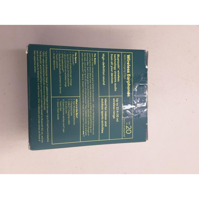 groove onn. Bluetooth True Wireless Earbuds