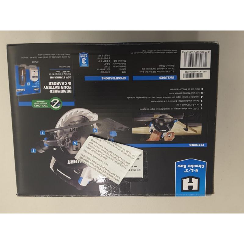 Hart 6-1/2 Circular Saw